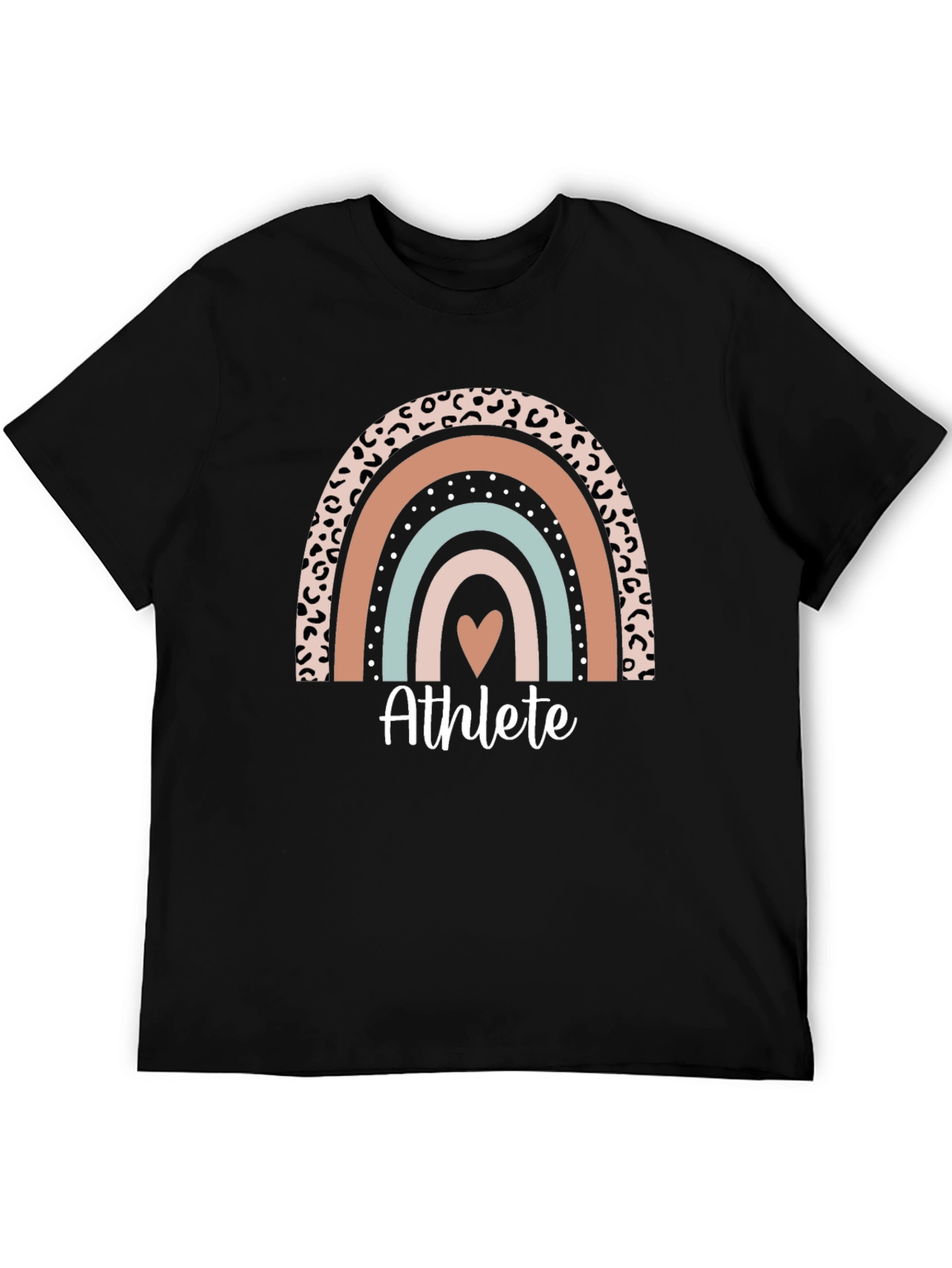 Athlete Rainbow Heart T-Shirt - Unisex
