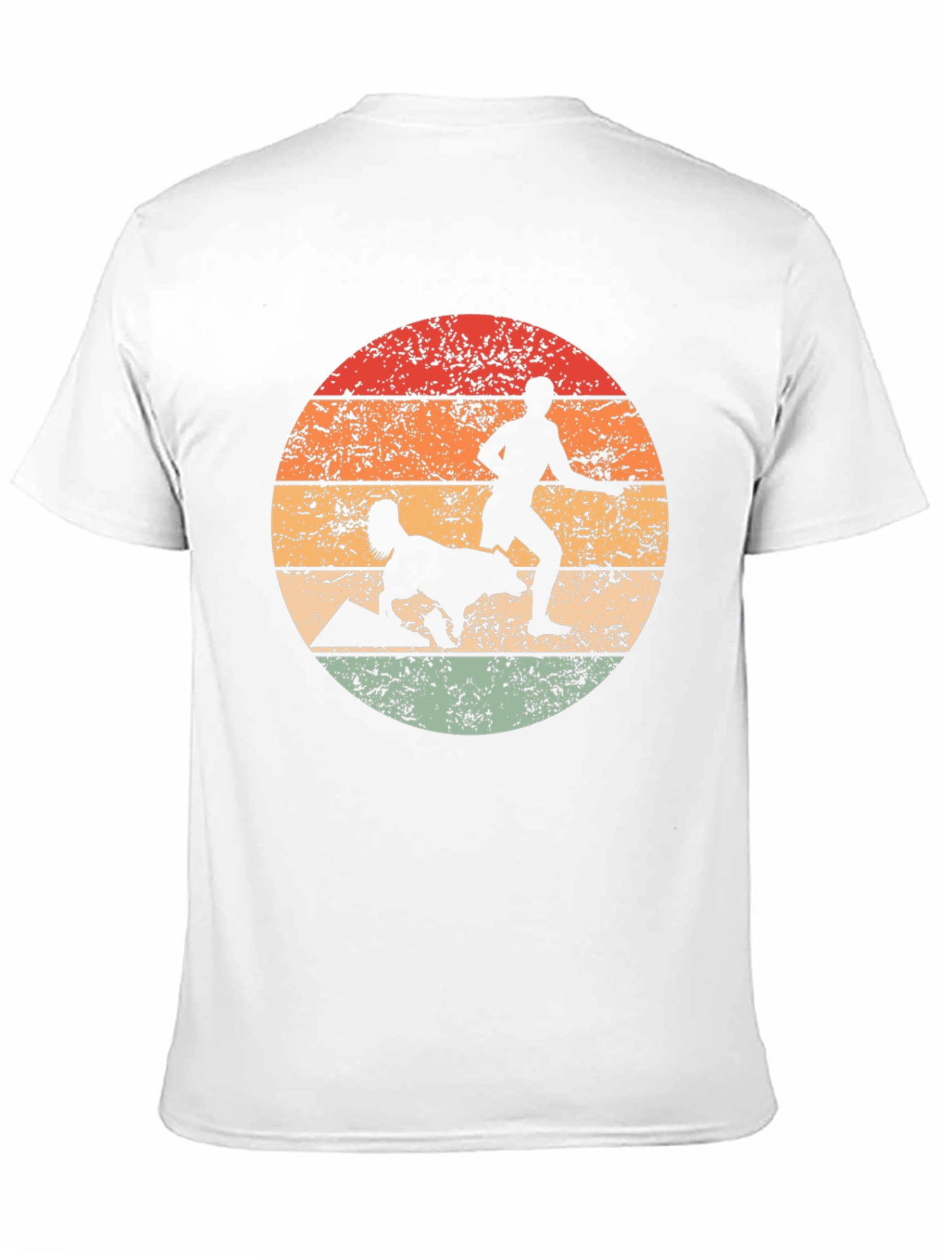 Retro Dog Agility Silhouette T-Shirt
