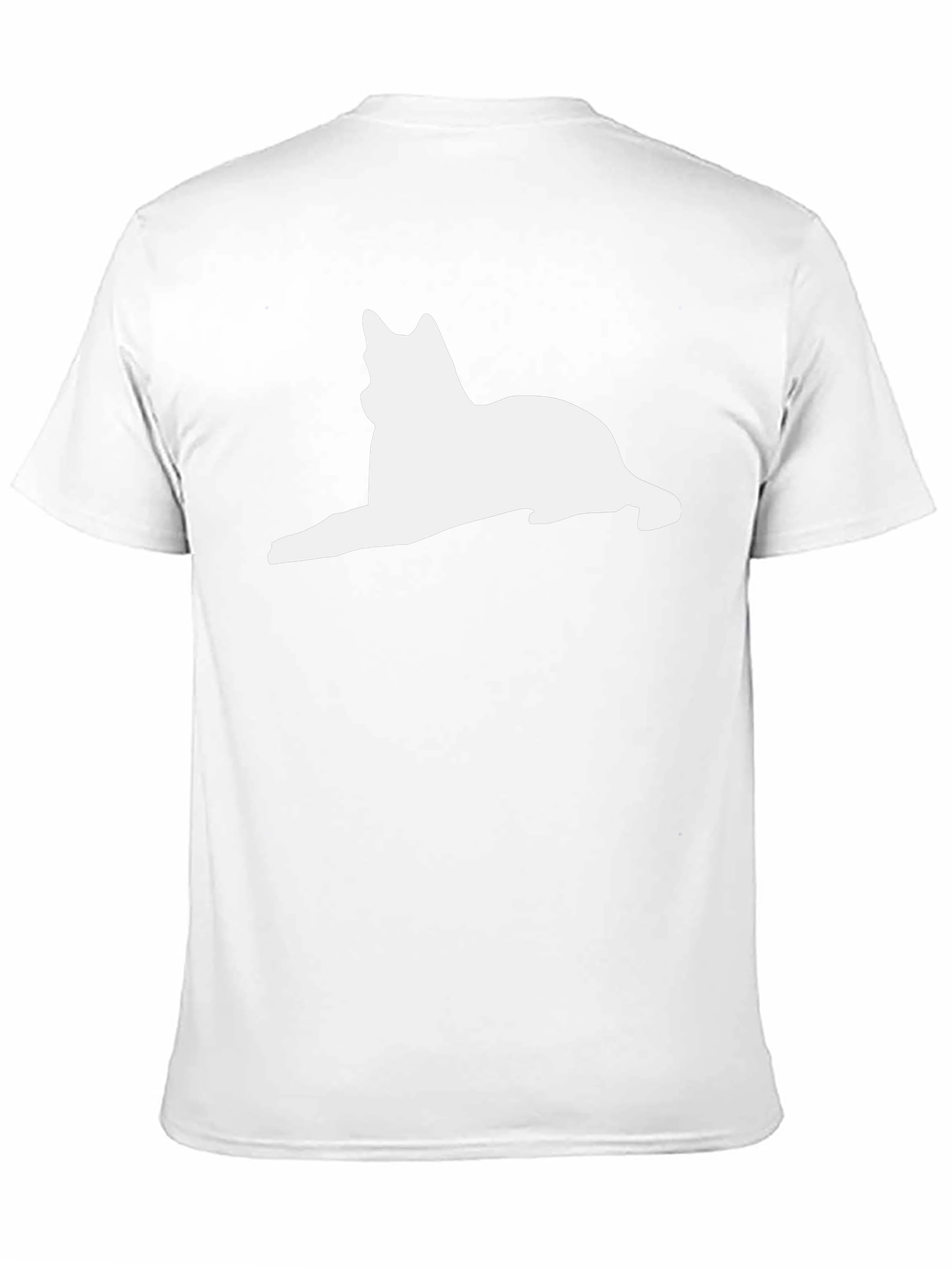 Cool Cat Silhouette Black T-Shirt