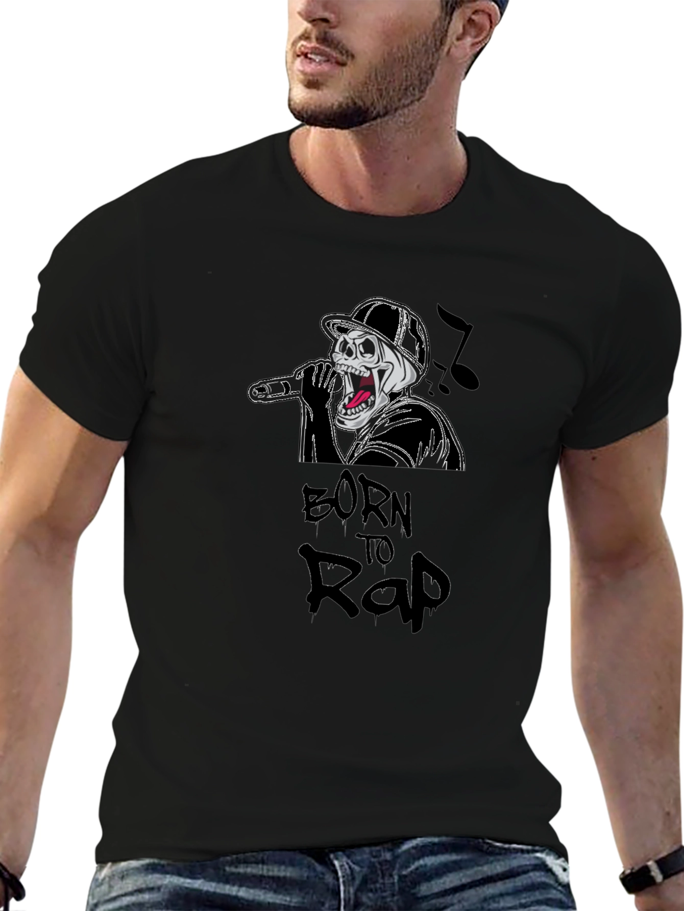 Born To Rap Graphic T-Shirt