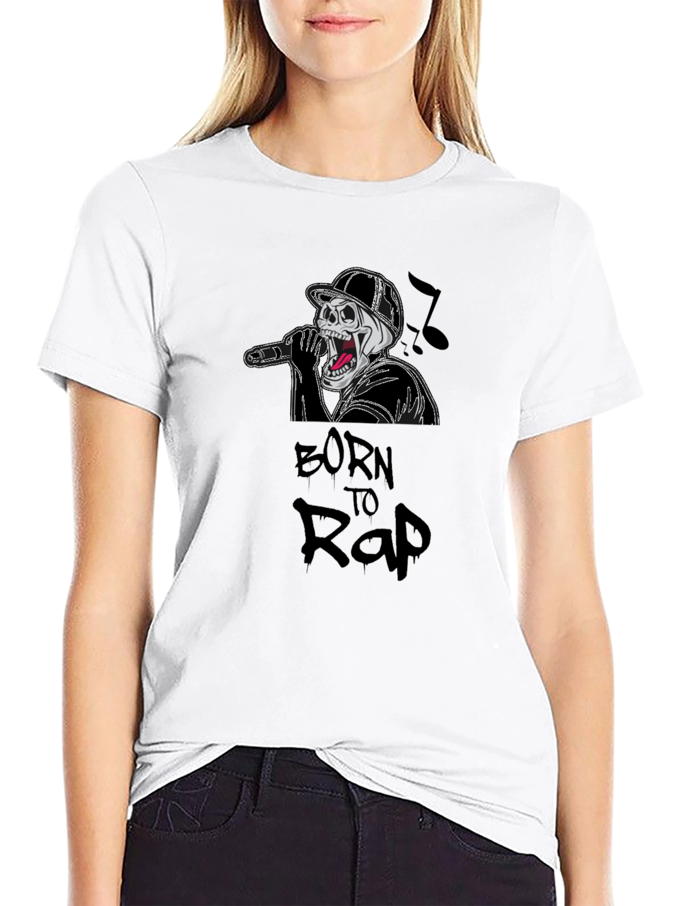 Born To Rap Graphic T-Shirt
