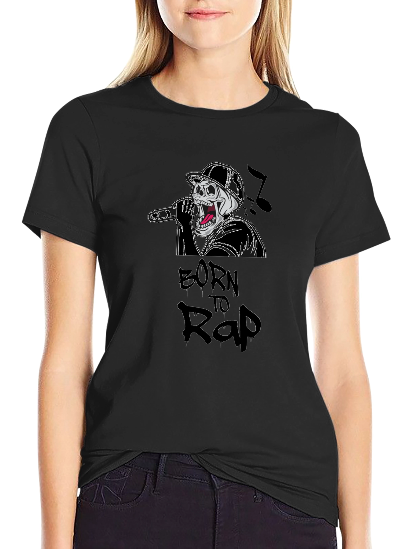 Born To Rap Graphic T-Shirt