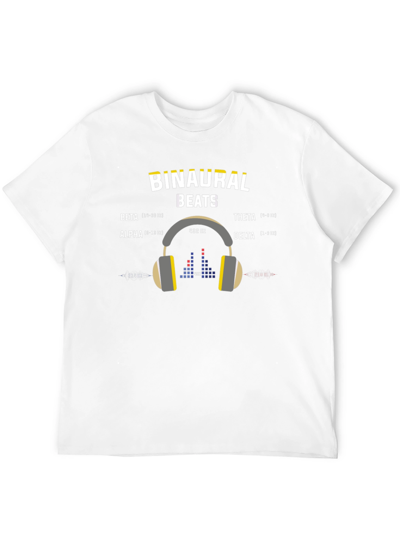 Binaural Beats Frequency T-Shirt - Focus & Relaxation