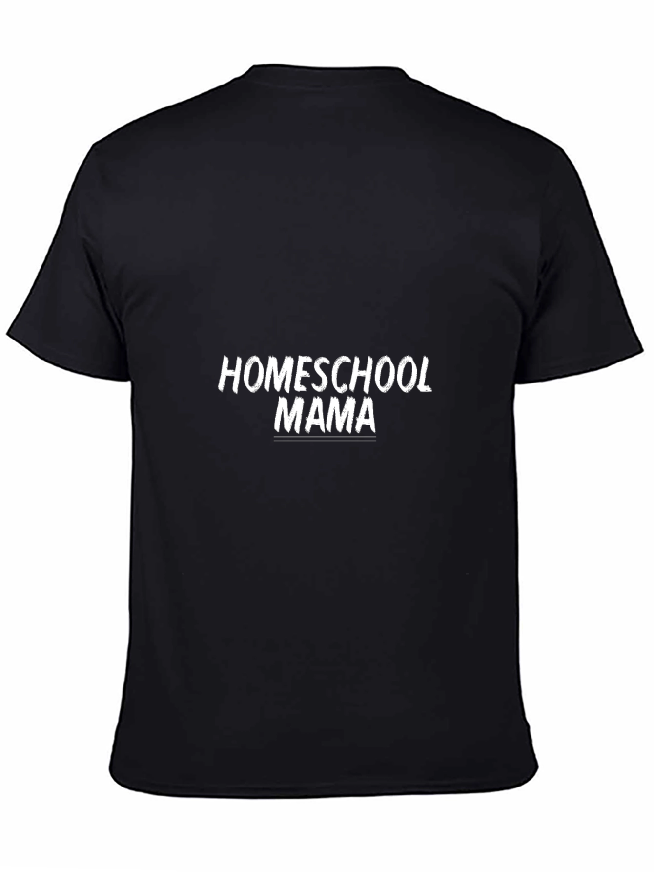 Homeschool Mama Graphic Tee - Black Cotton