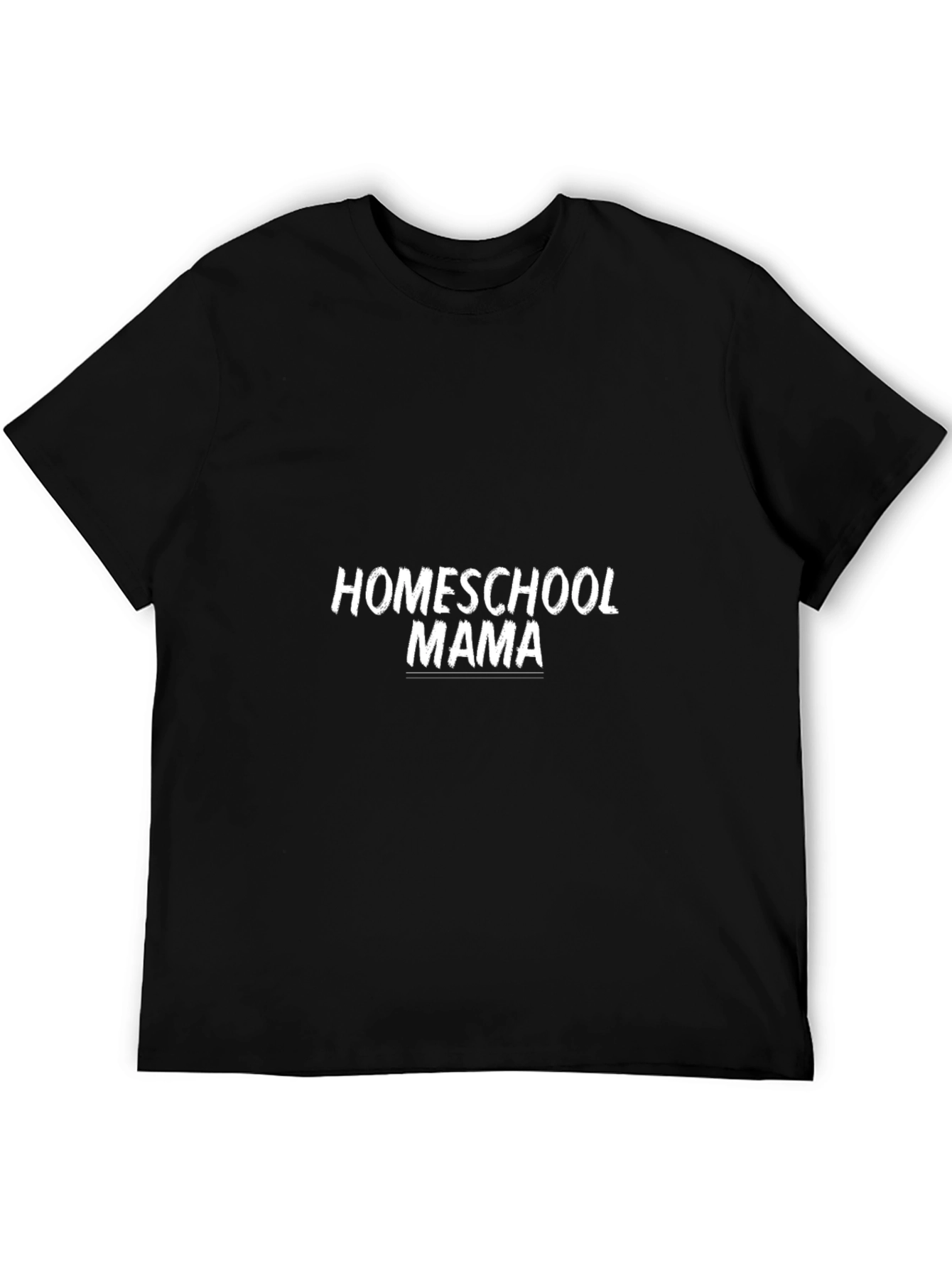 Homeschool Mama Graphic Tee - Black Cotton