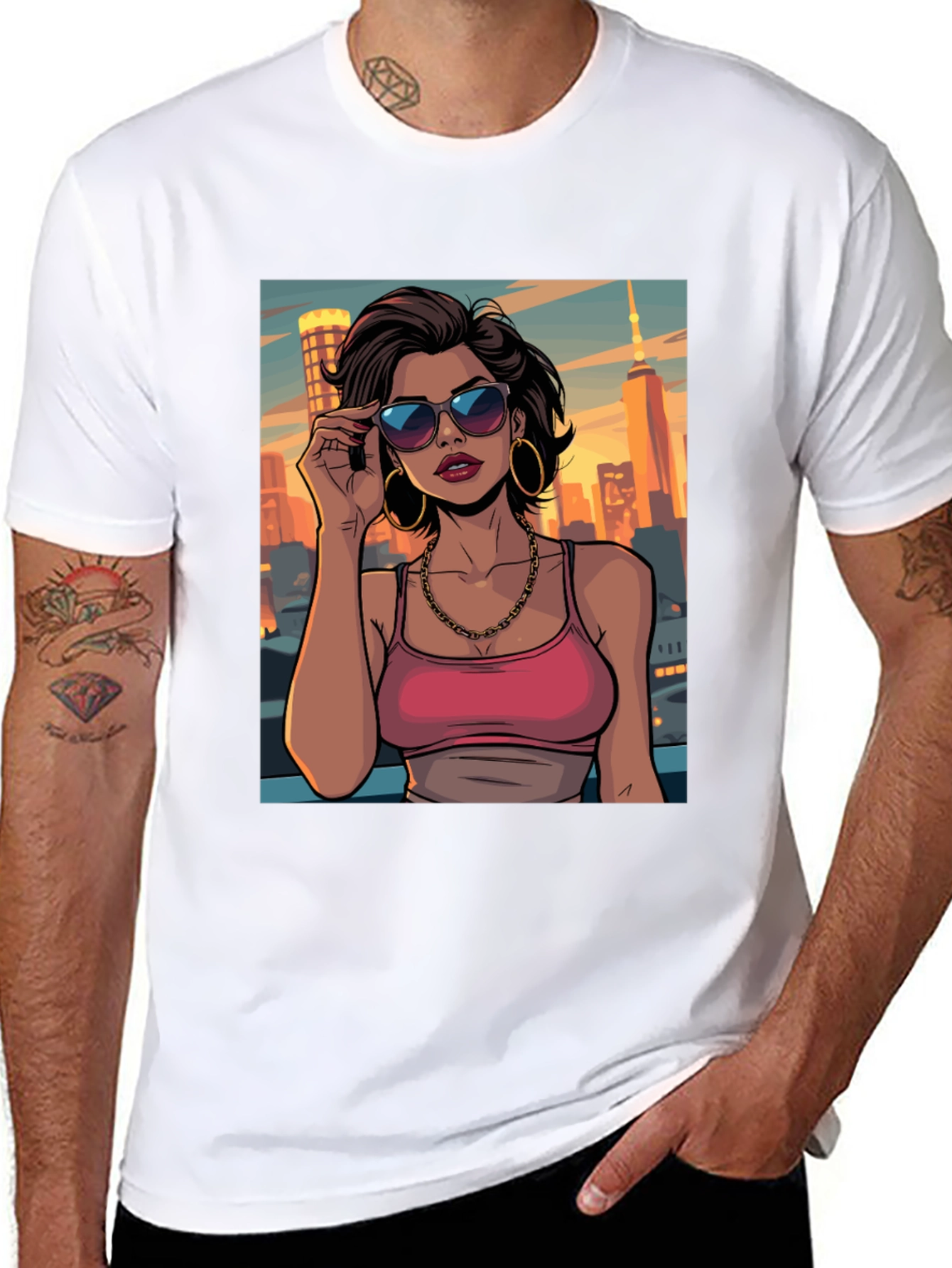 City Girl Tee - Graphic Print T-Shirt