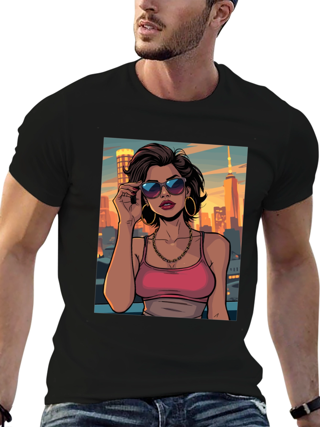 City Girl Tee - Graphic Print T-Shirt