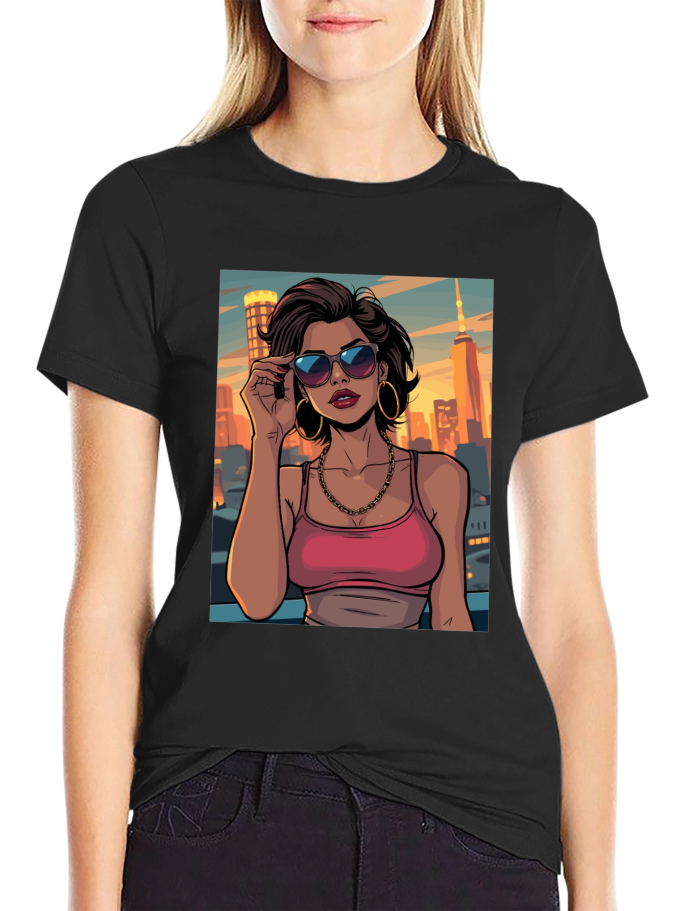 City Girl Tee - Graphic Print T-Shirt