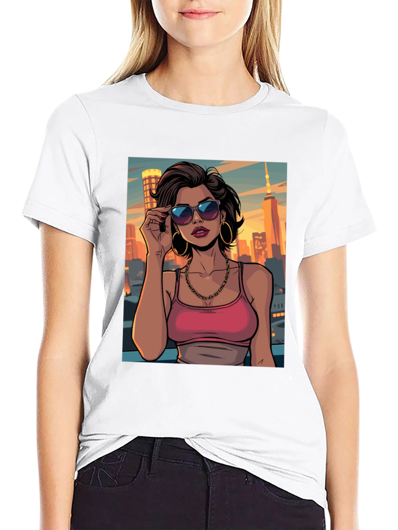 City Girl Tee - Graphic Print T-Shirt