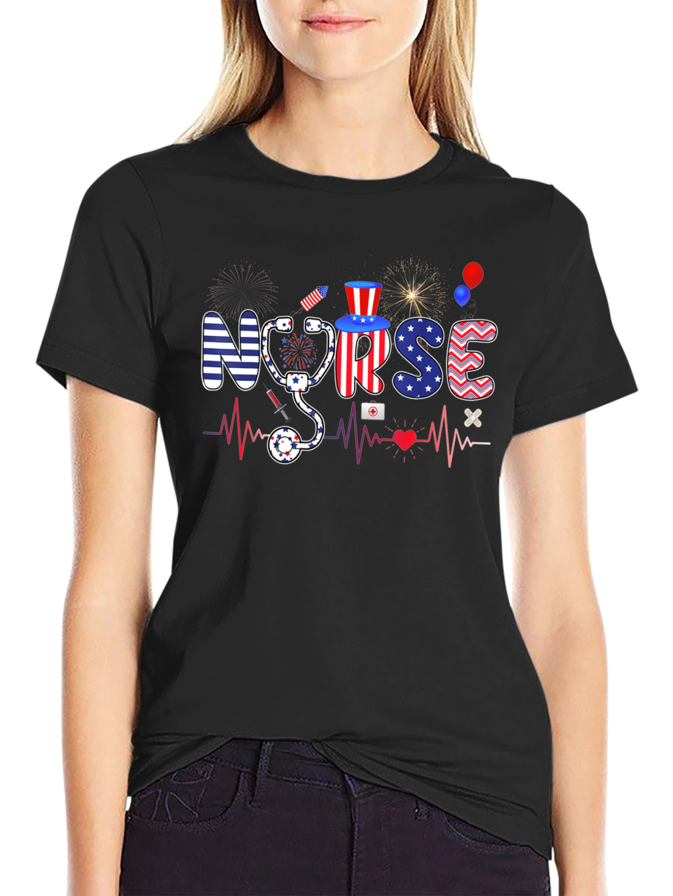 Patriotic Nurse T-shirt