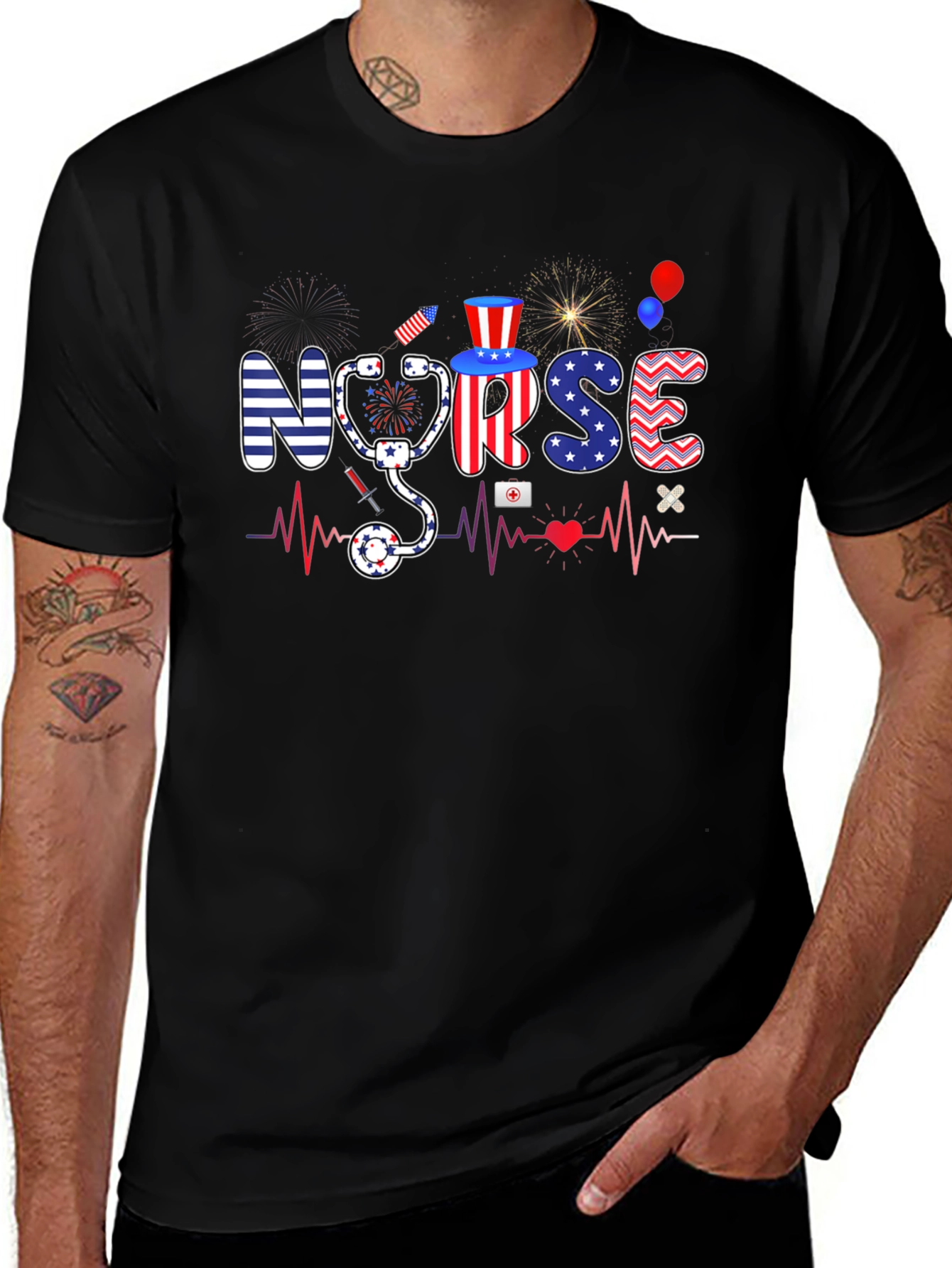 Patriotic Nurse T-shirt