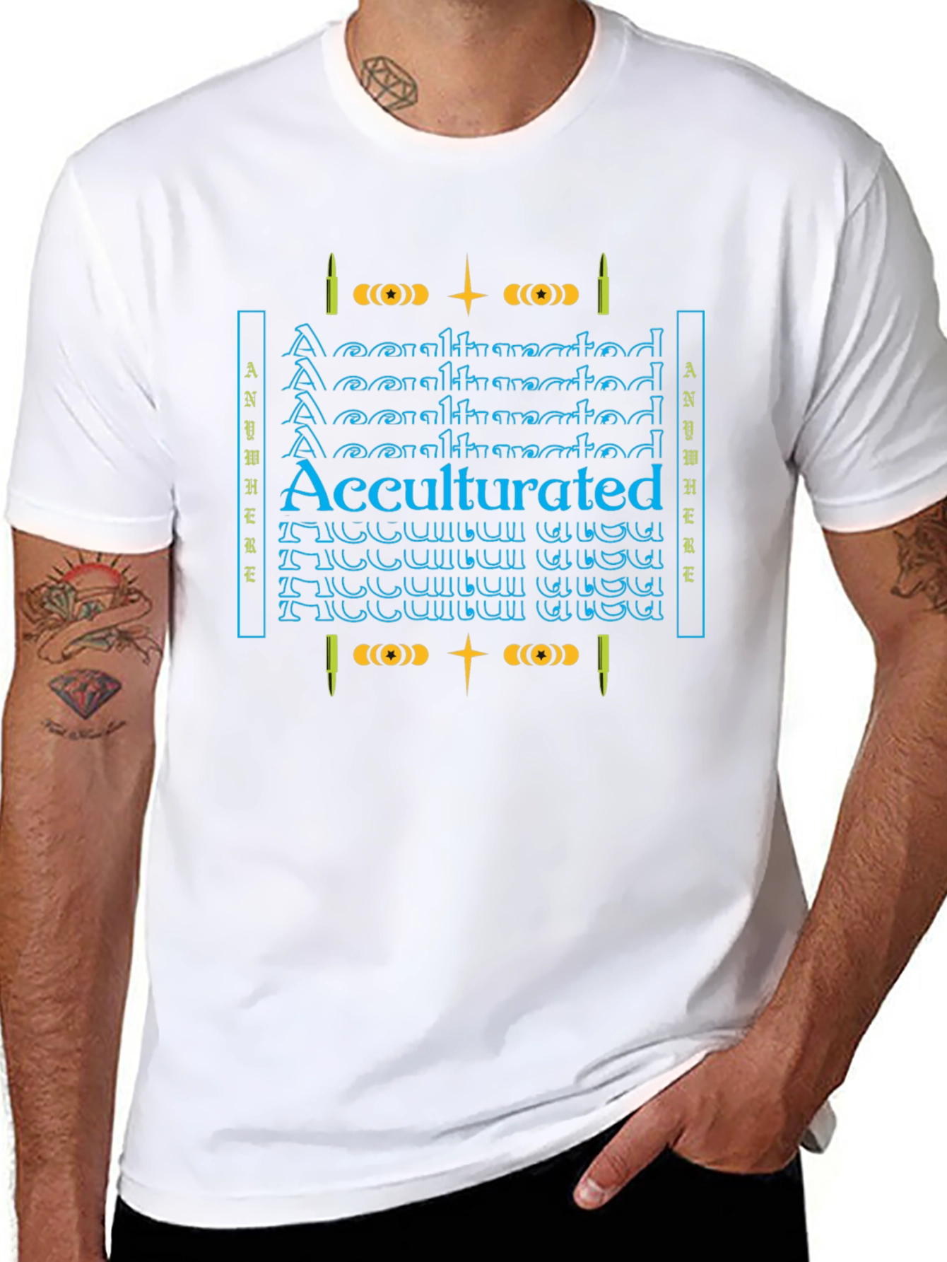 Acculturated Graphic Print T-Shirt
