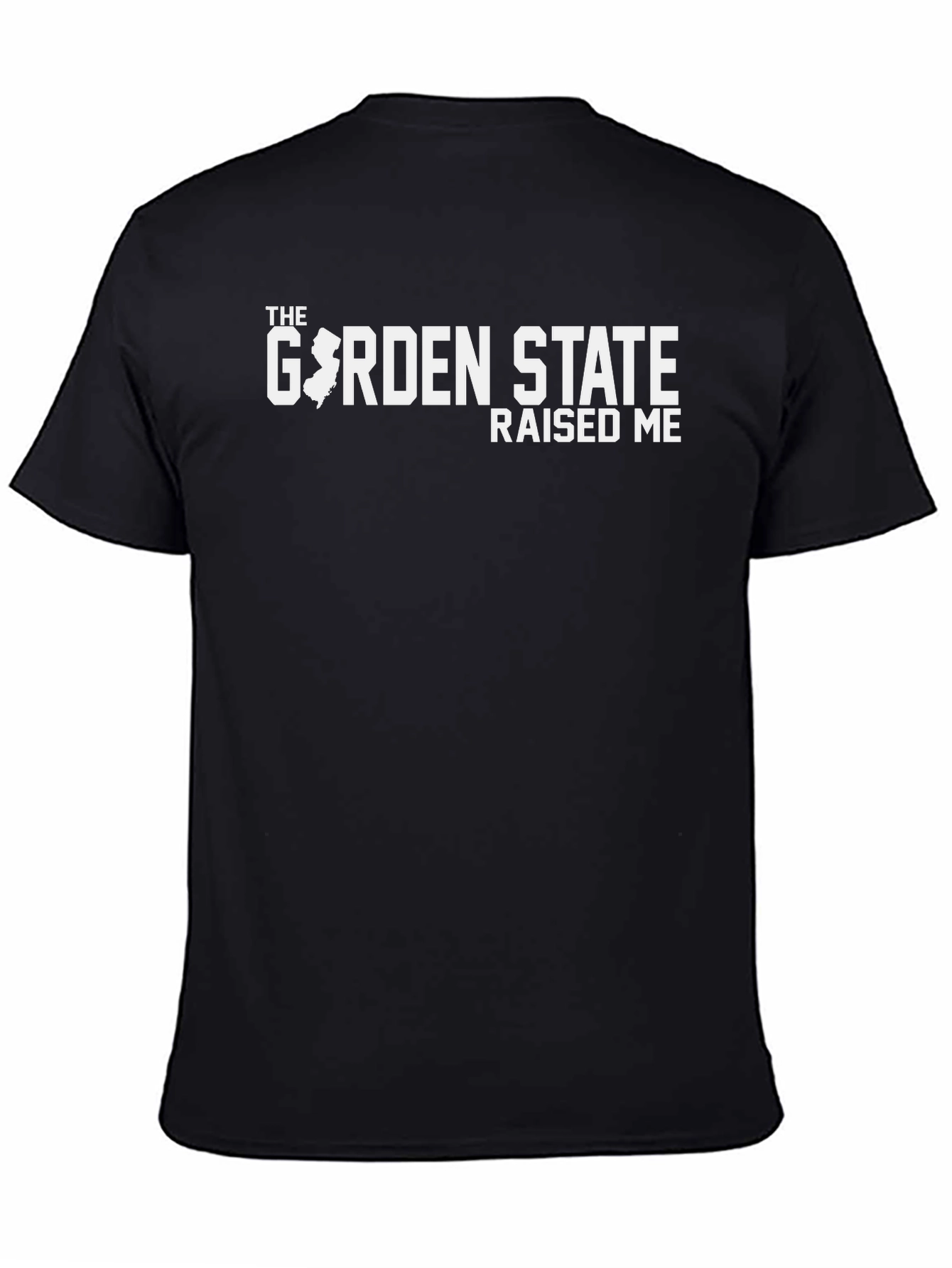 Garden State Raised Me Graphic T-Shirt - Black