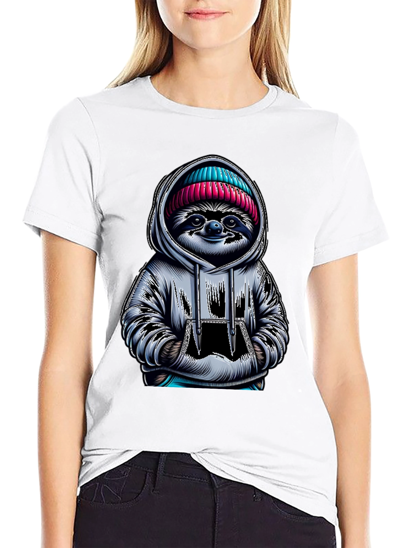Cool Sloth Graphic Tee