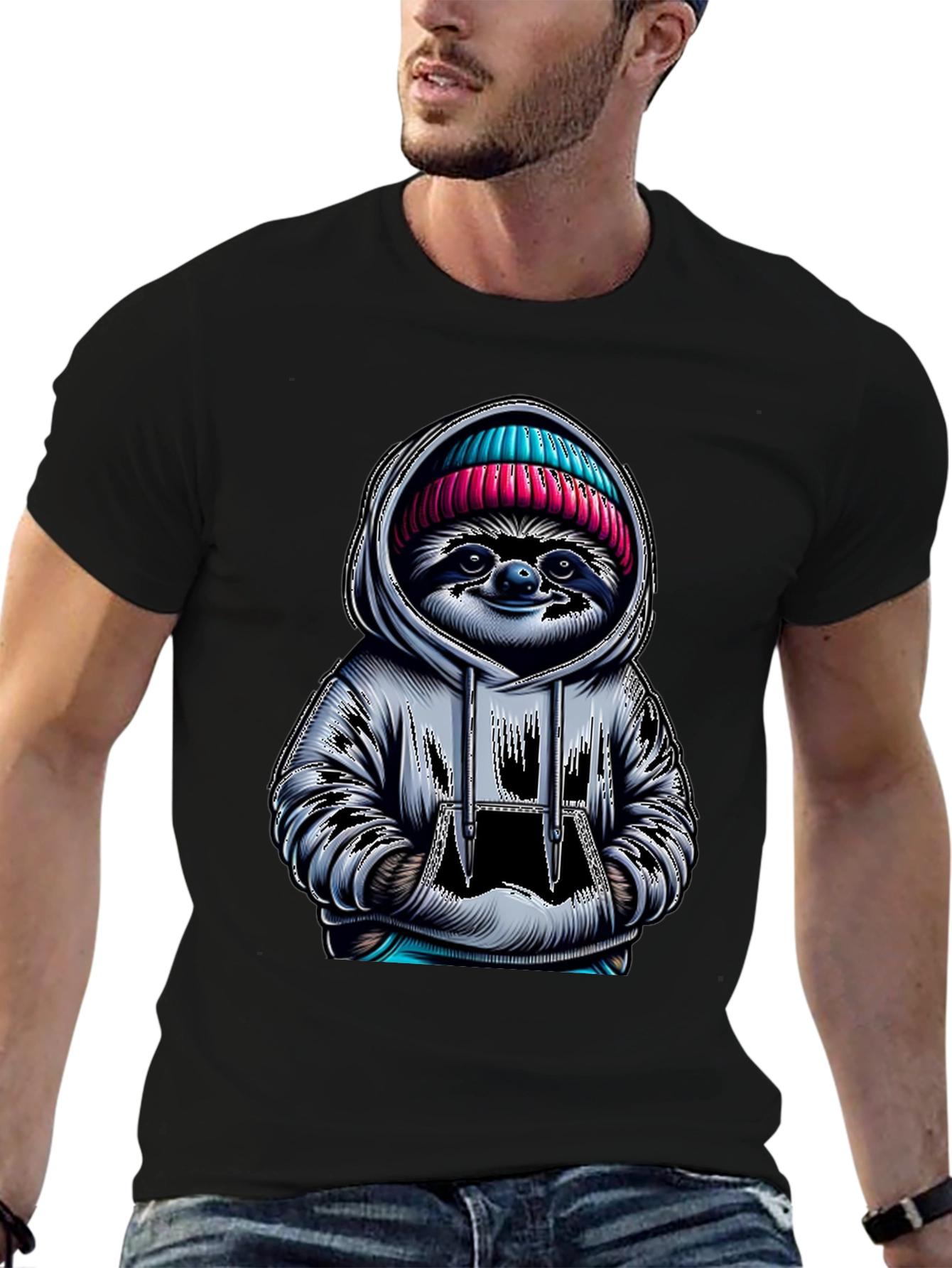 Cool Sloth Graphic Tee