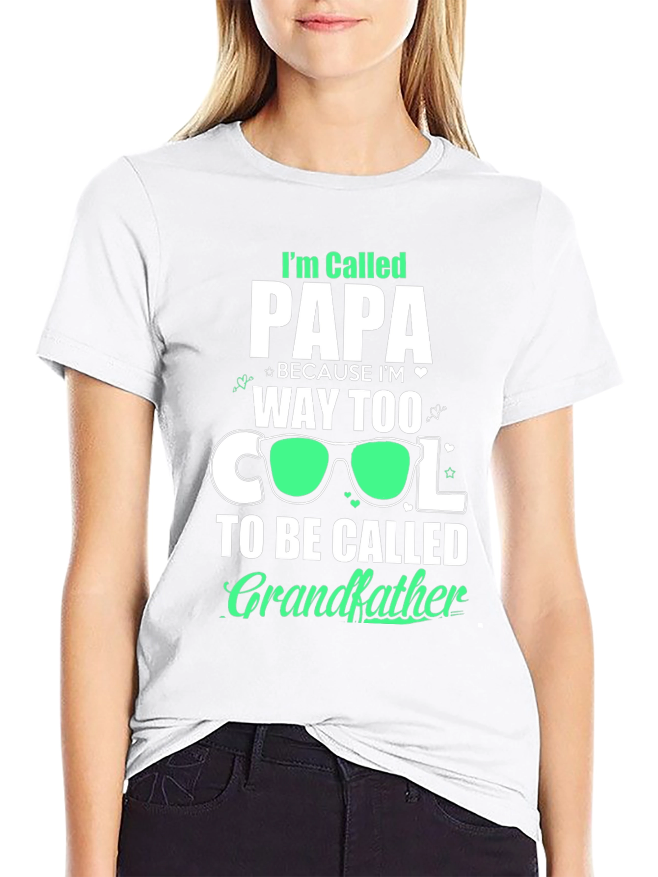 Cool Papa T-Shirt: Way Too Cool for Grandfather!