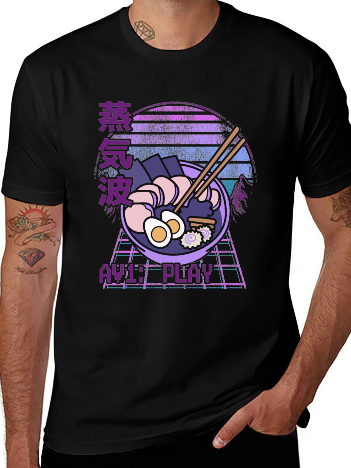Retro Ramen Graphic T-Shirt