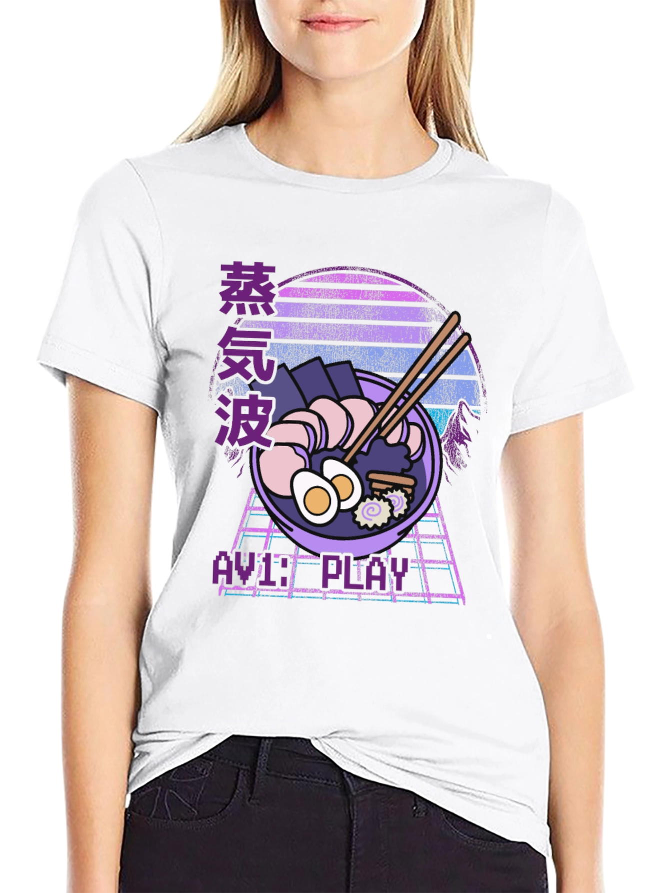 Retro Ramen Graphic T-Shirt
