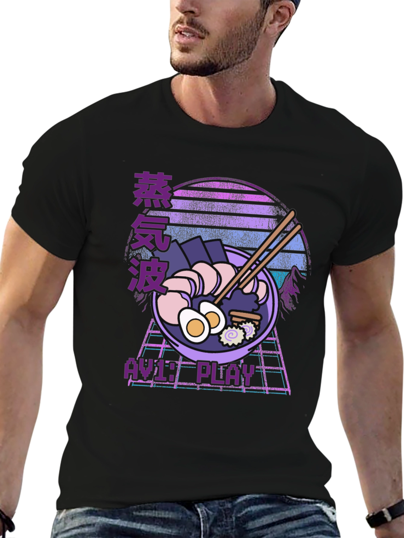 Retro Ramen Graphic T-Shirt