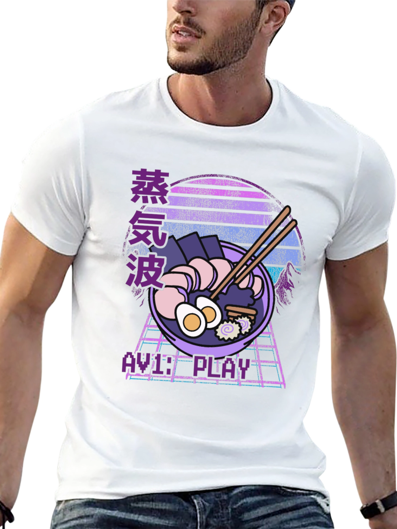 Retro Ramen Graphic T-Shirt