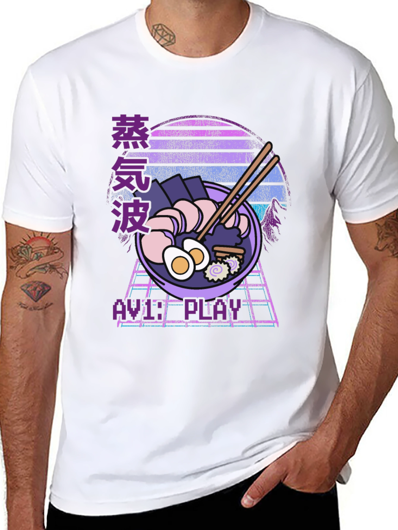 Retro Ramen Graphic T-Shirt