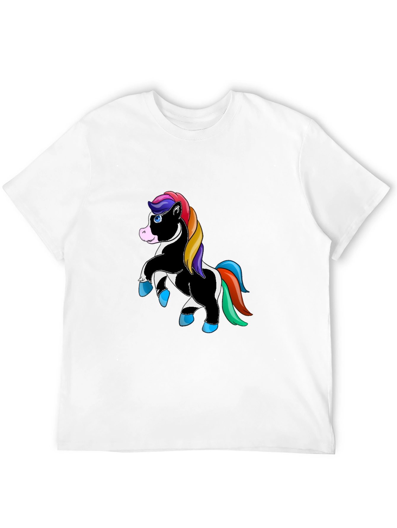 Unicorn Graphic Black T-Shirt