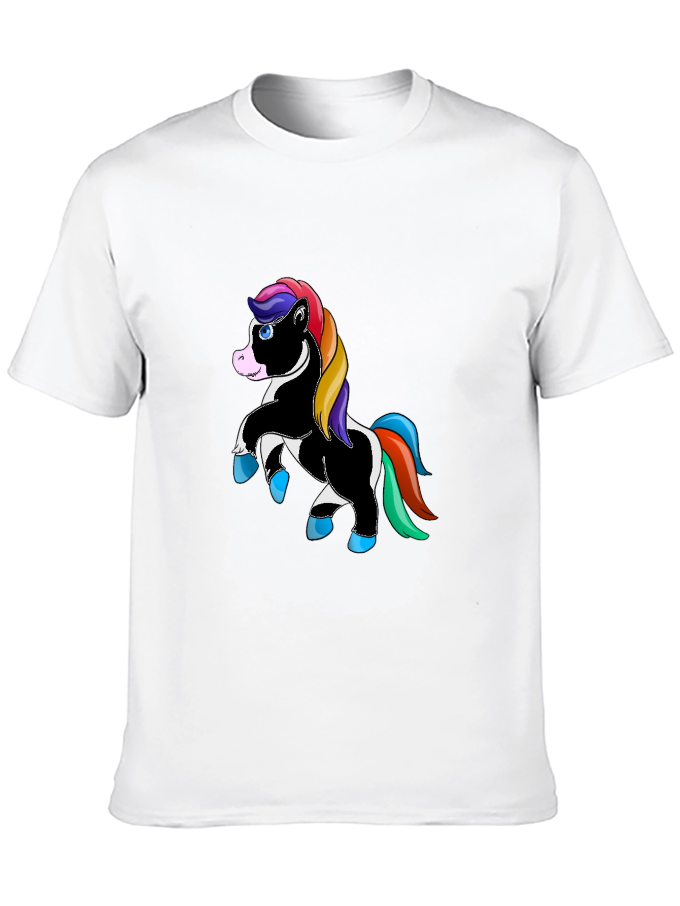 Unicorn Graphic Black T-Shirt