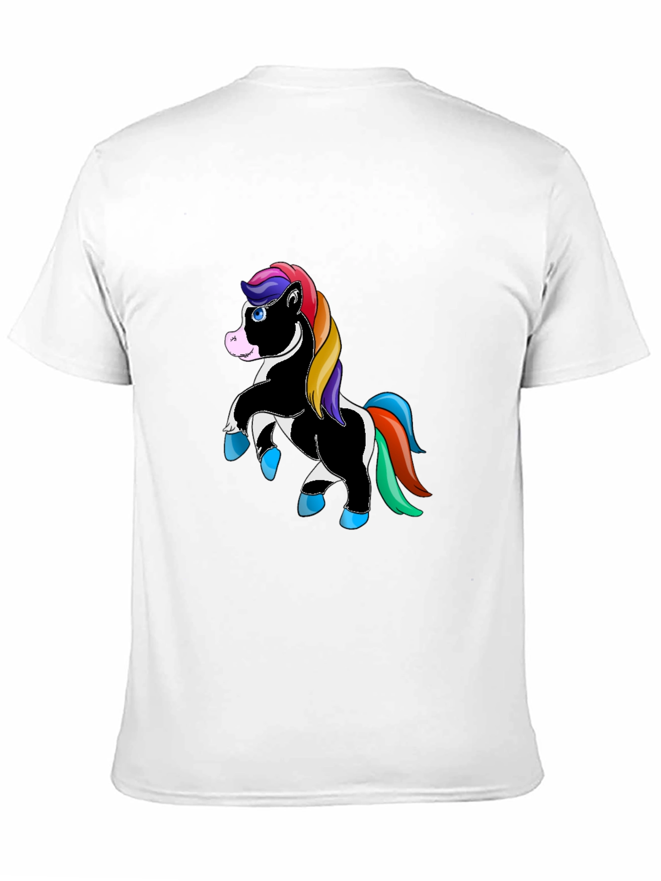 Unicorn Graphic Black T-Shirt