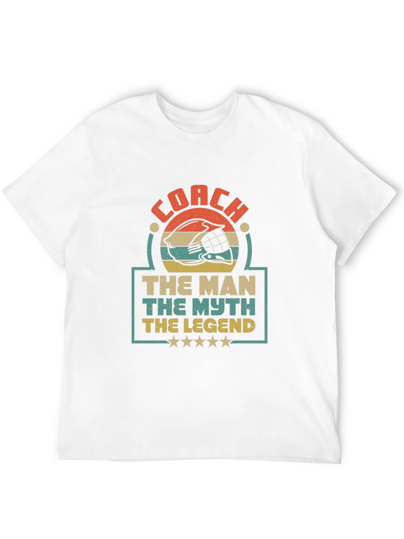 Coach The Man The Myth The Legend Graphic T-Shirt