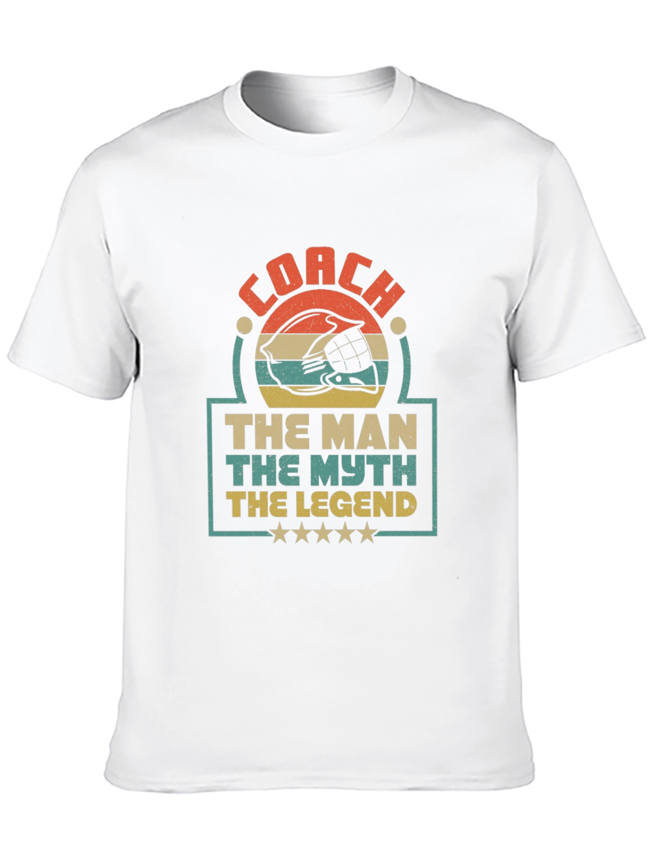 Coach The Man The Myth The Legend Graphic T-Shirt