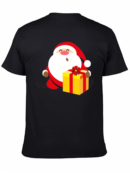 Festive Santa Gift Graphic Tee