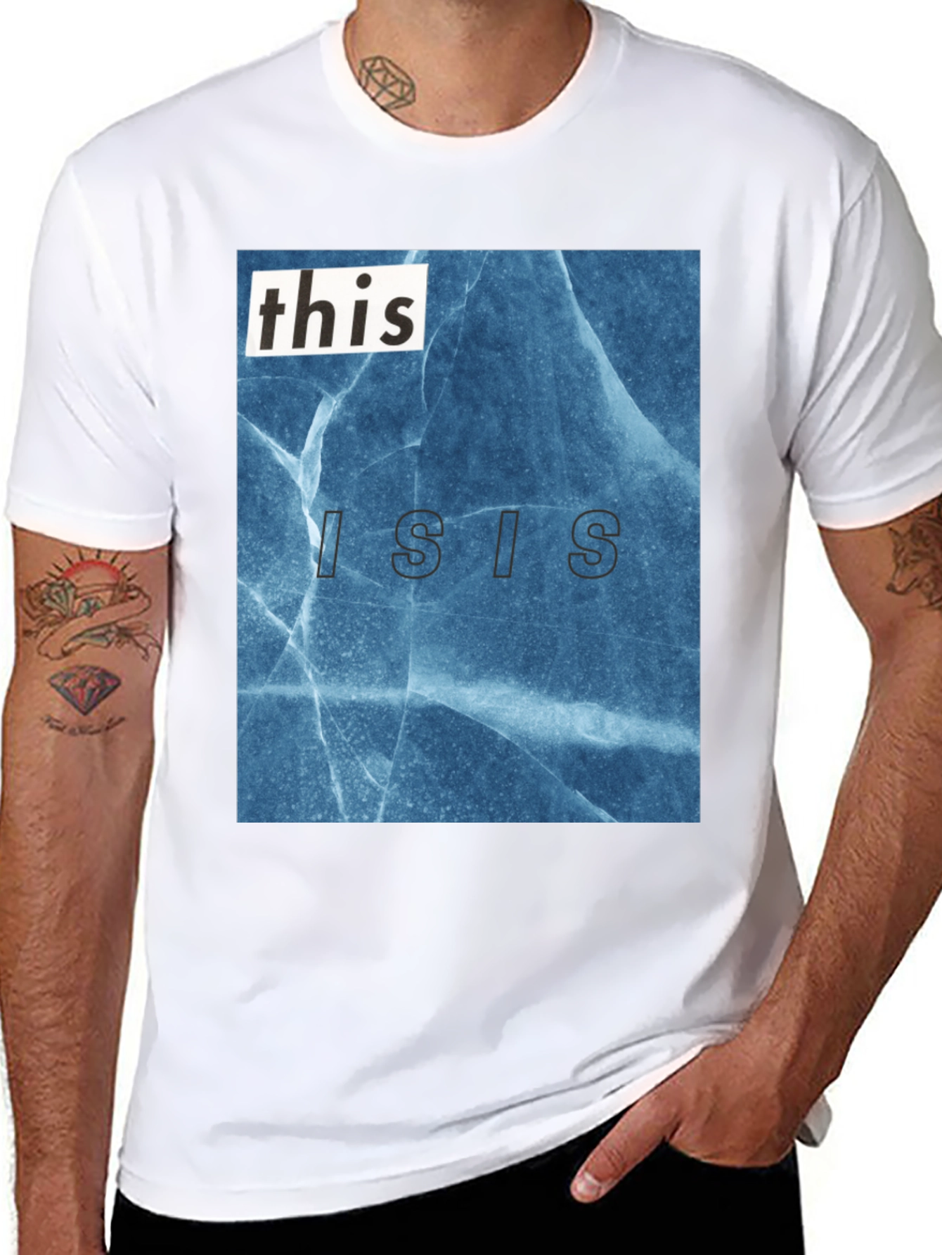 This Isis T-Shirt - Blue Ice Graphic Tee