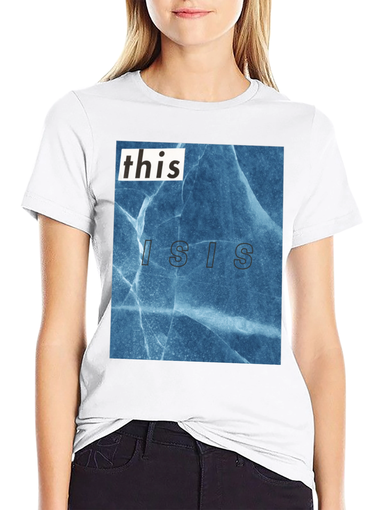 This Isis T-Shirt - Blue Ice Graphic Tee