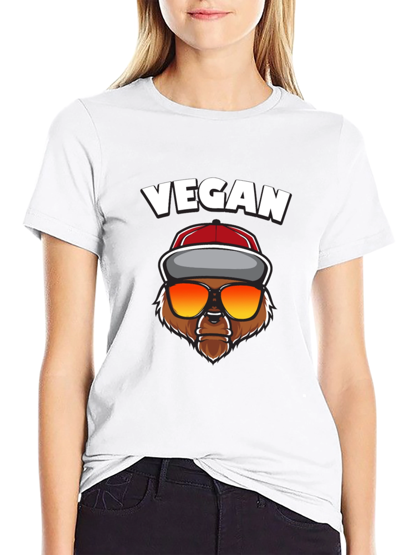 Vegan Bear Graphic Tee