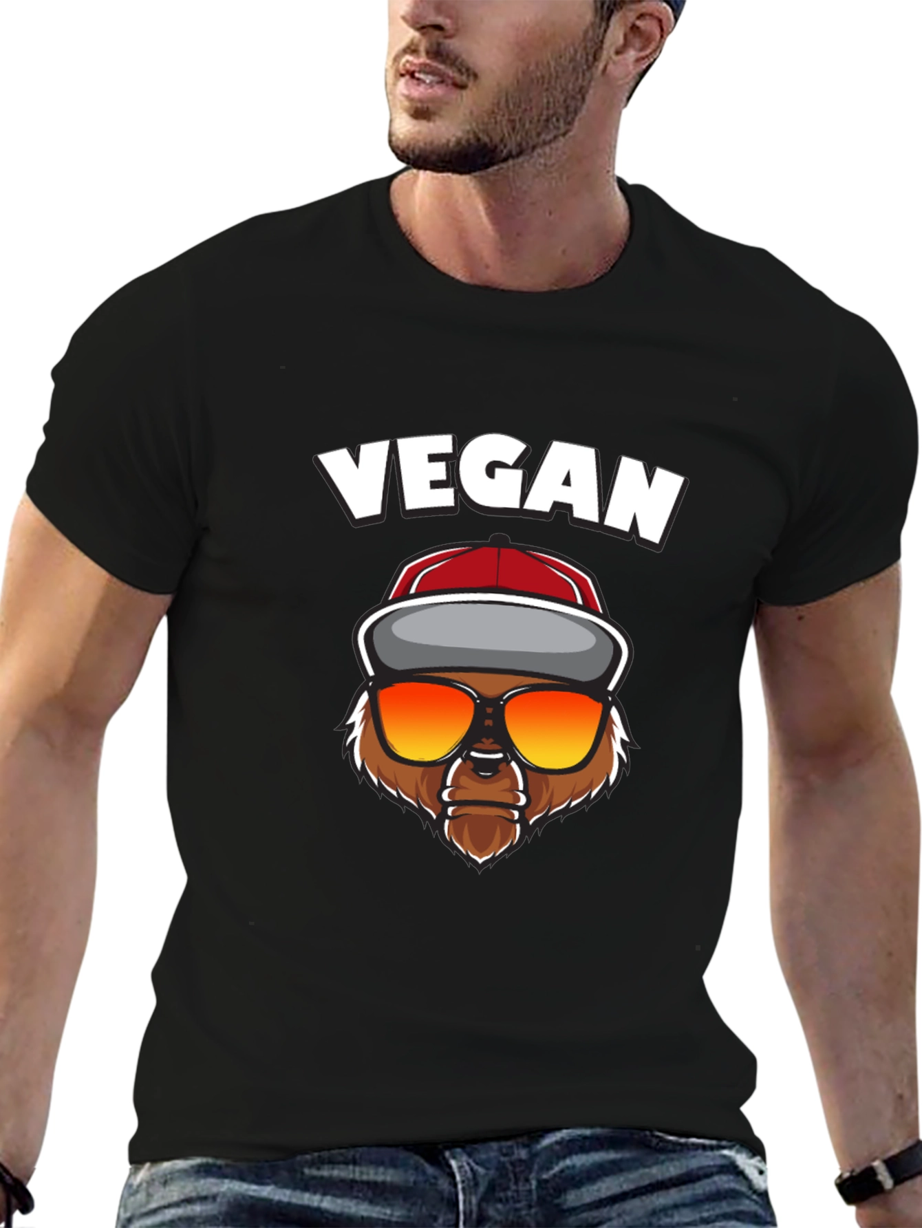 Vegan Bear Graphic Tee
