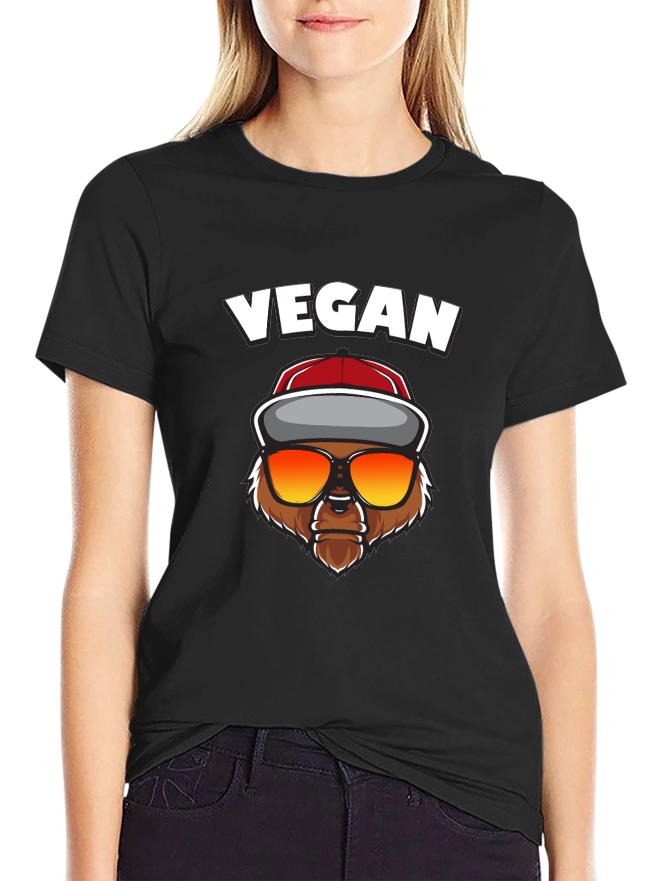 Vegan Bear Graphic Tee