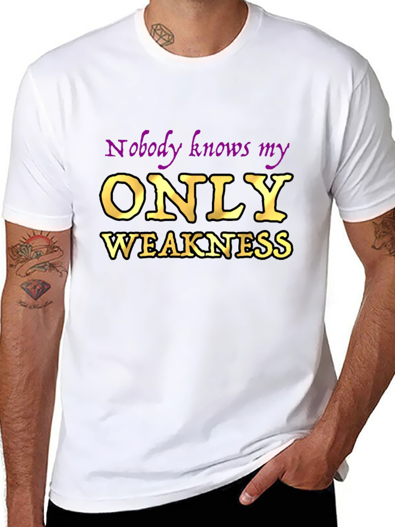 Nobody Knows My Only Weakness T-Shirt