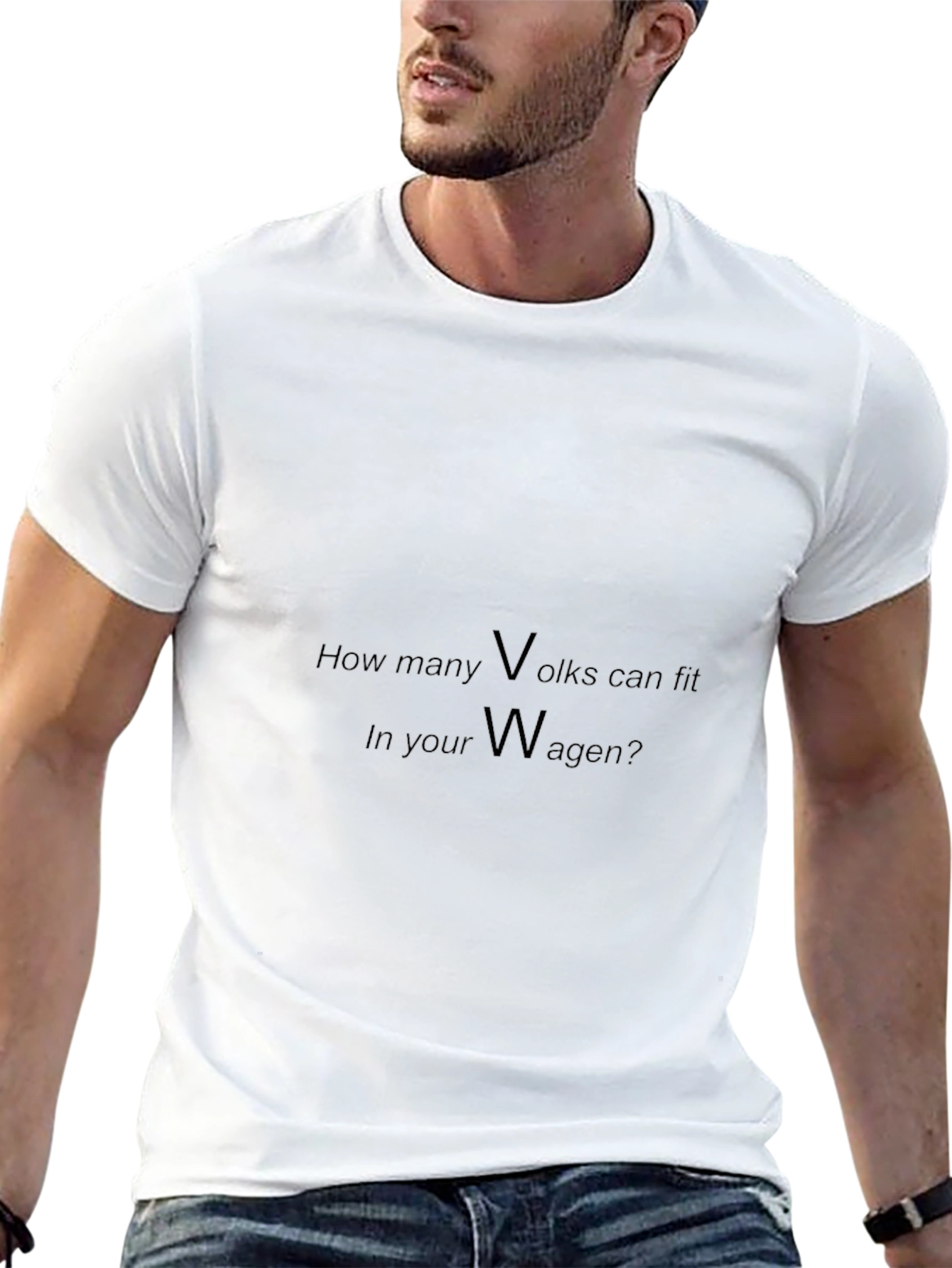 Volks Wagen Pun T-Shirt: How Many Volks?