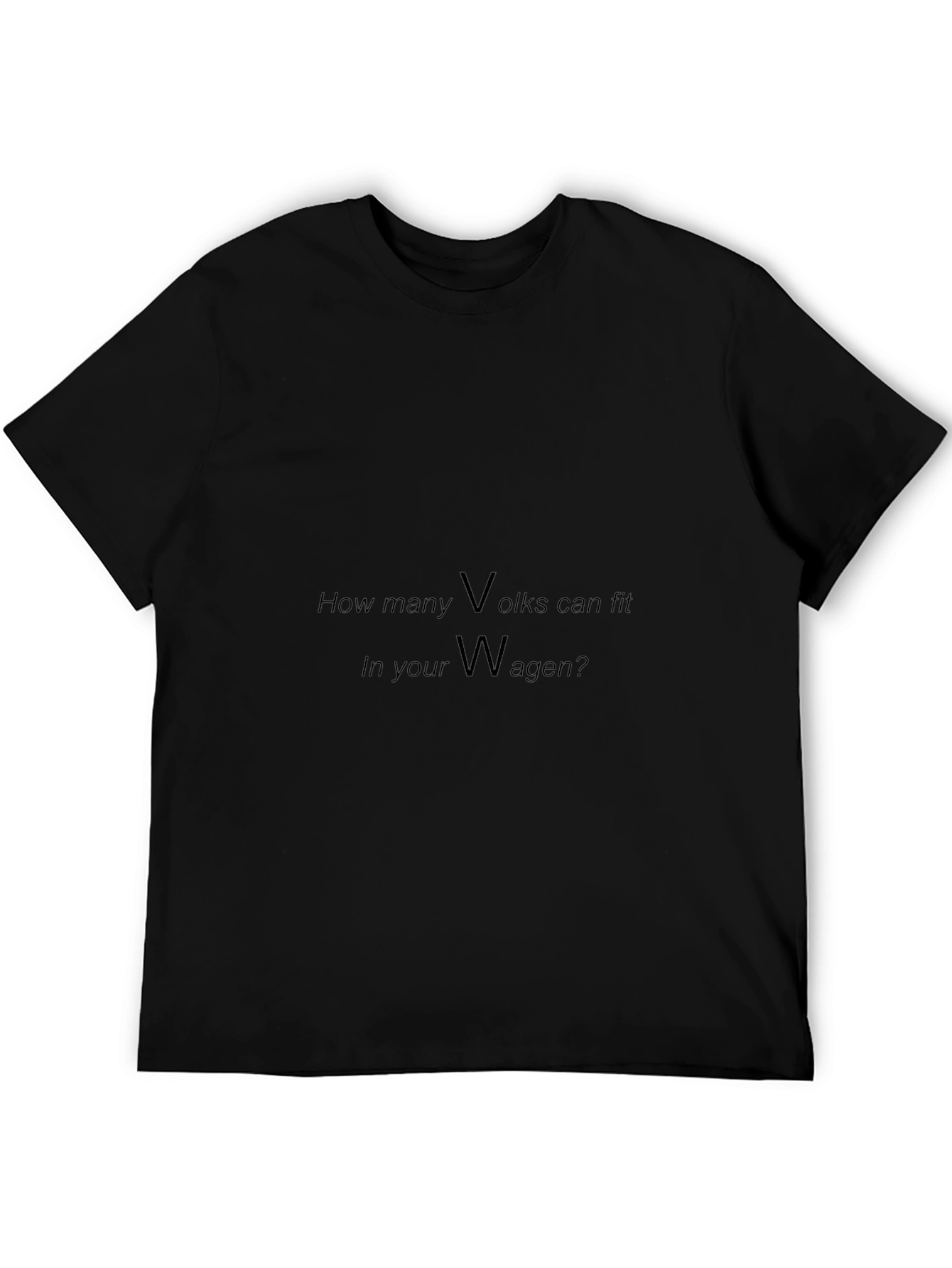 Volks Wagen Pun T-Shirt: How Many Volks?