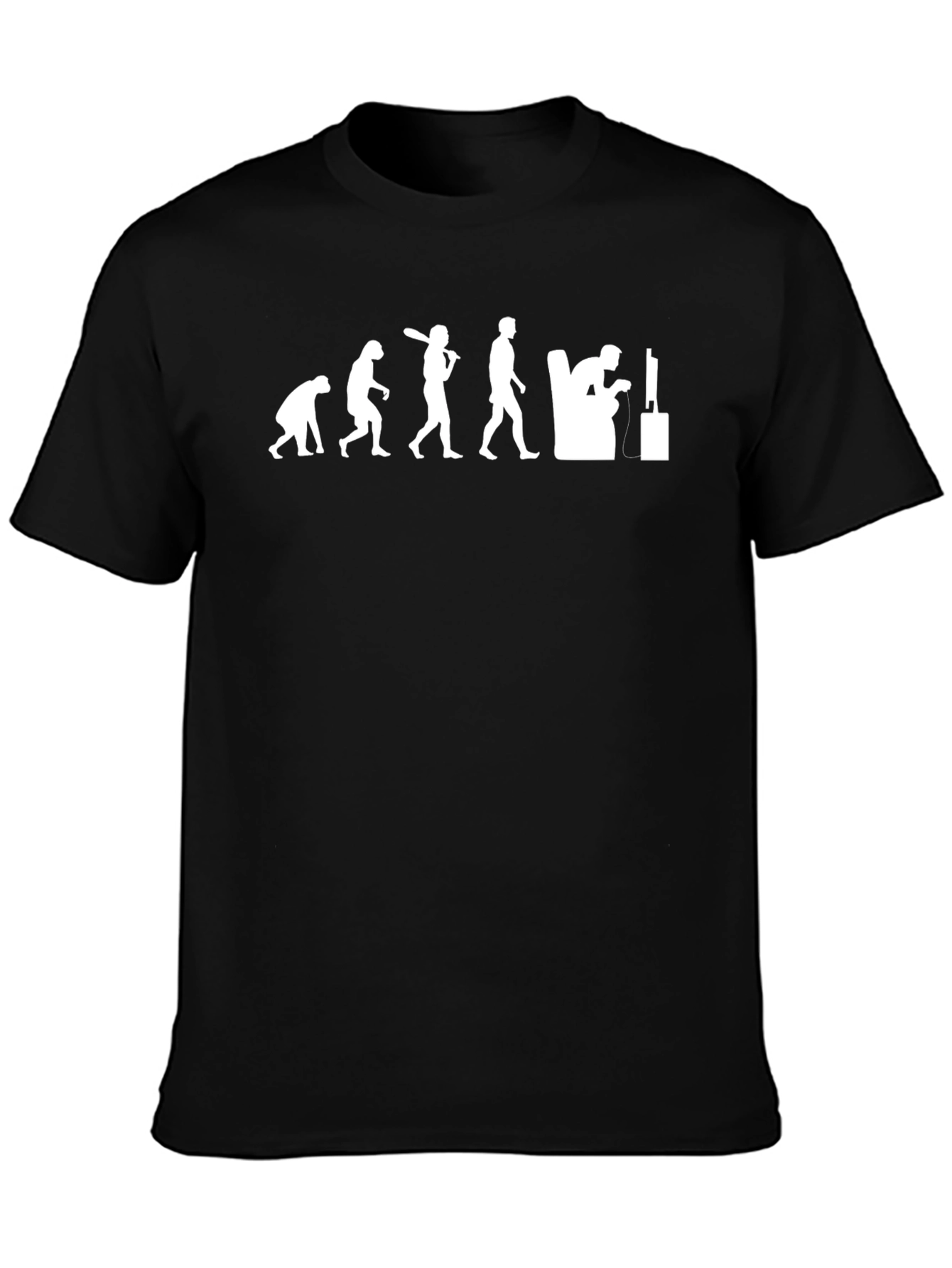 Evolution of Gaming Black T-Shirt