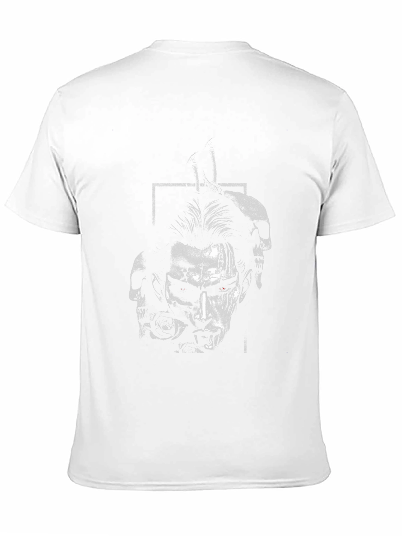 Gothic Skull Graphic Print Tee