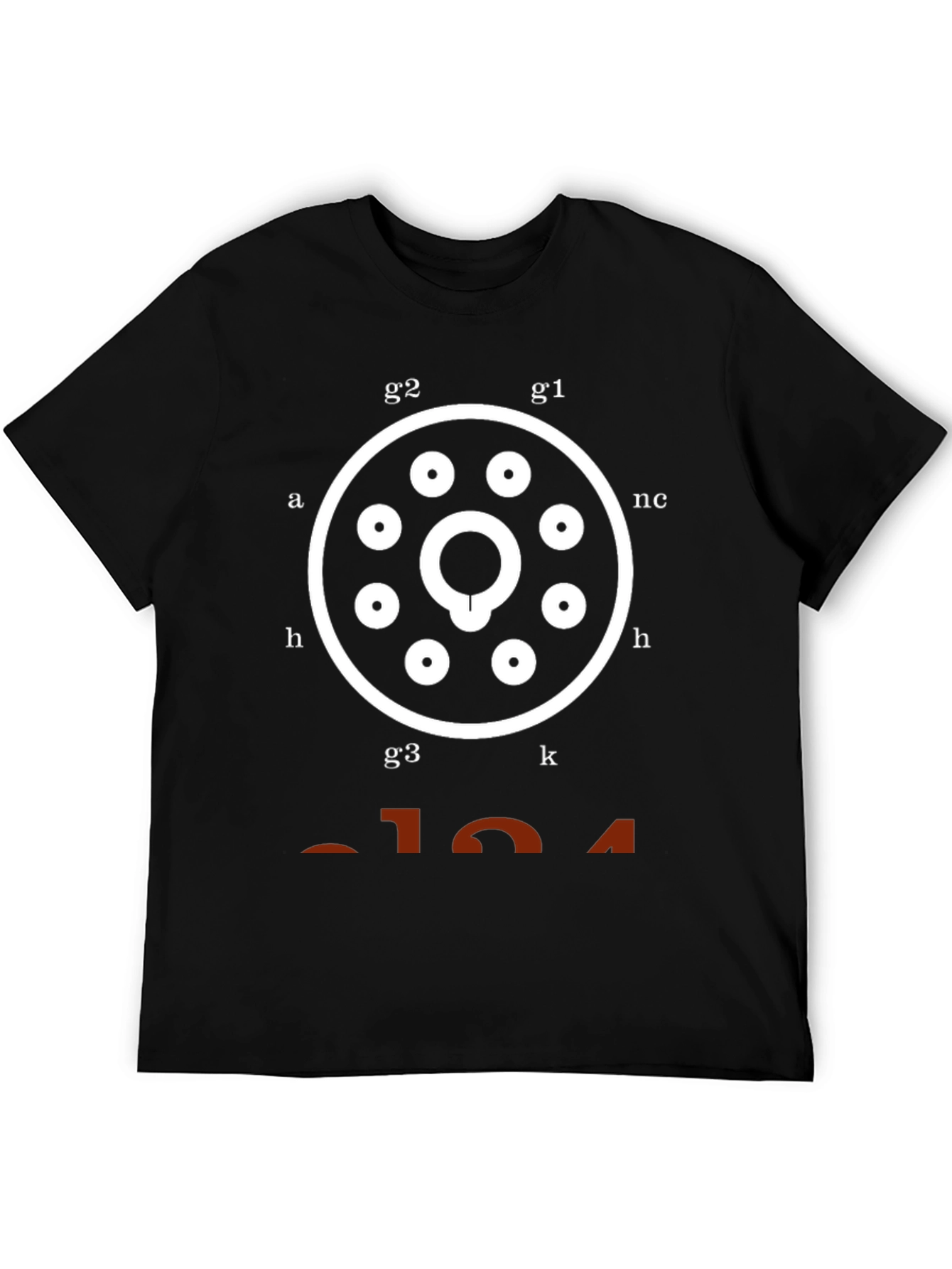 Vacuum Tube Pinout Diagram T-Shirt - Electronics Geek Tee