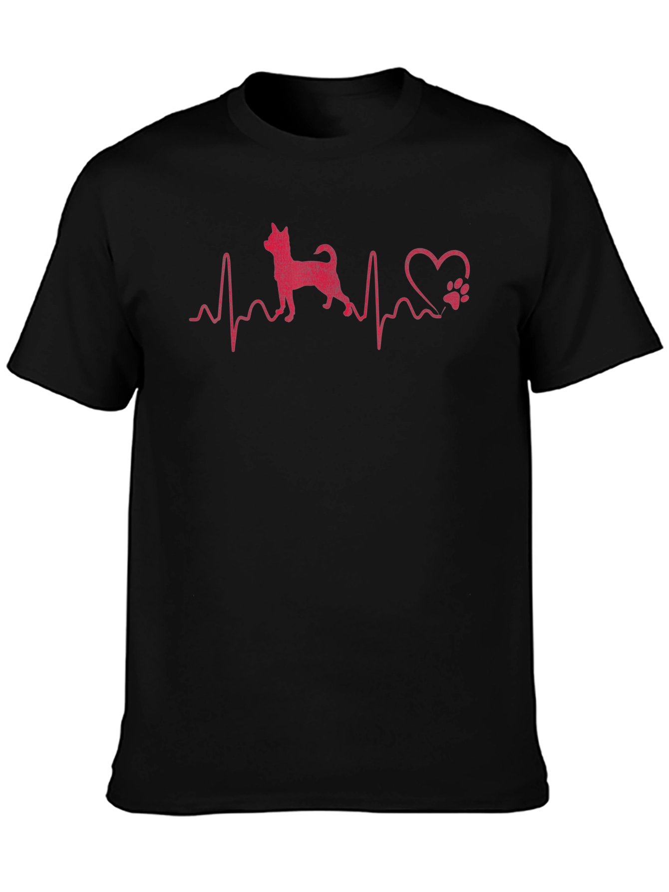Dog Heartbeat T-Shirt - Love Your Pet!