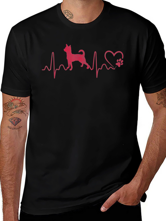 Dog Heartbeat T-Shirt - Love Your Pet!