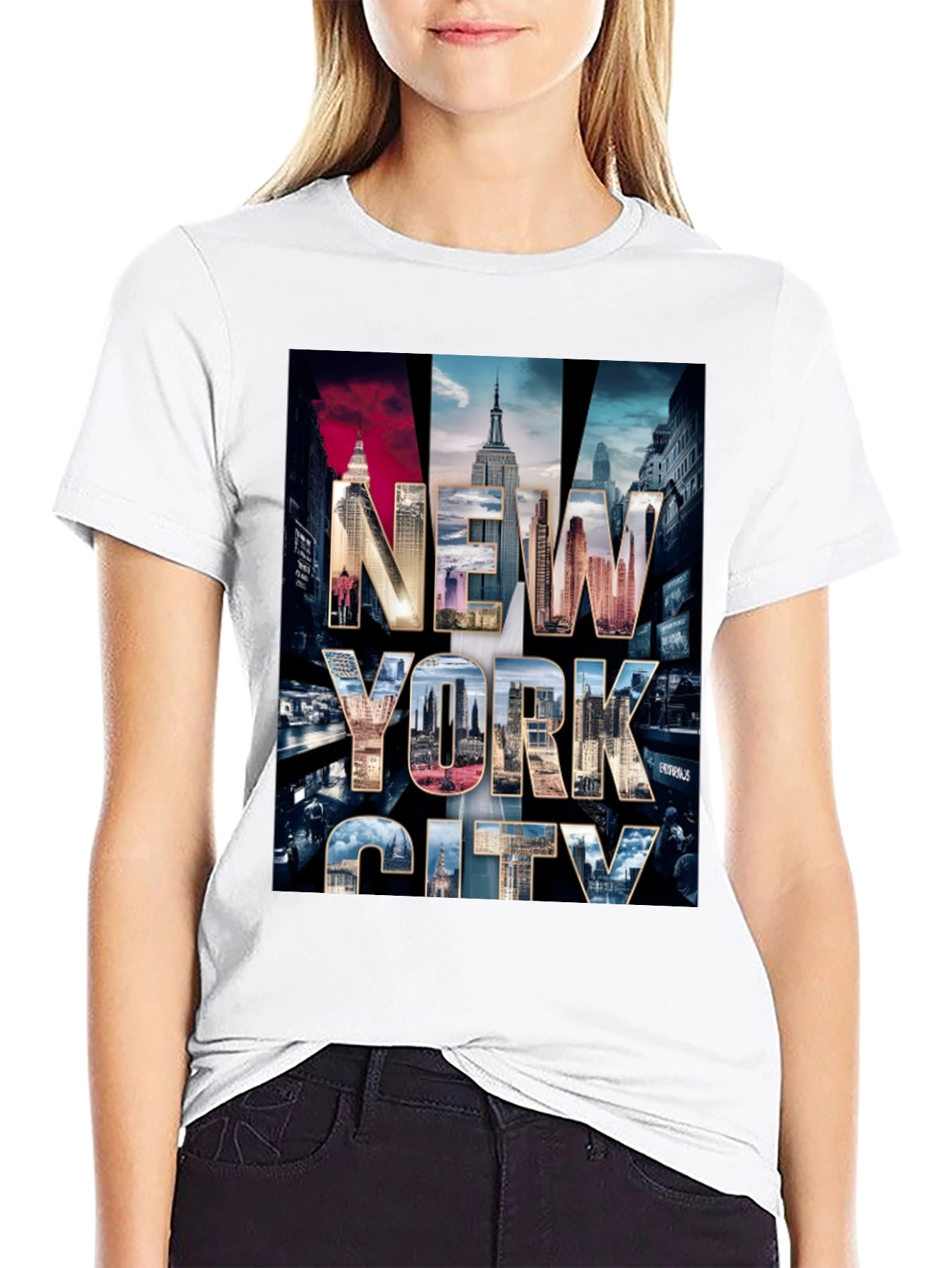 New York City Skyline Graphic Tee