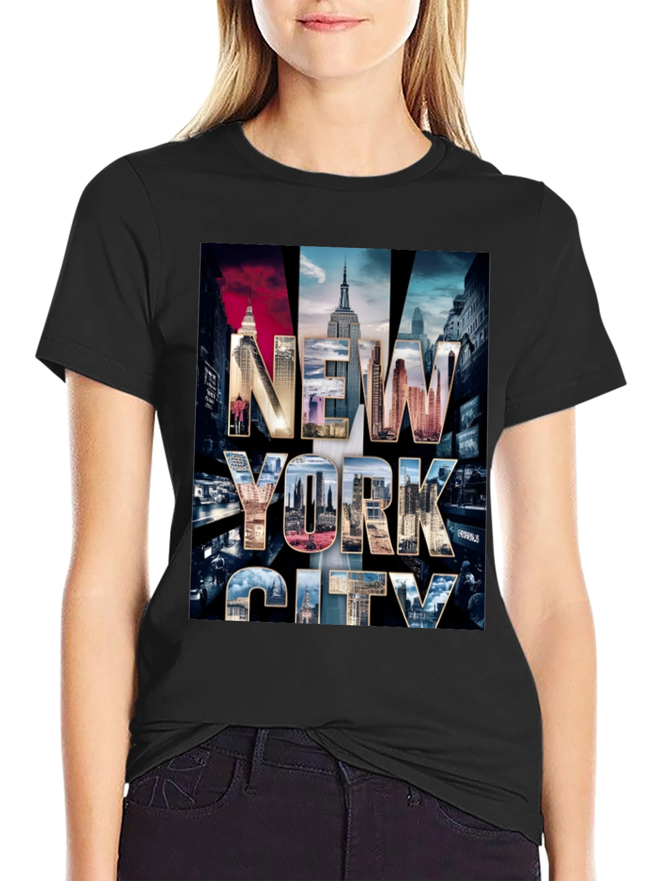 New York City Skyline Graphic Tee