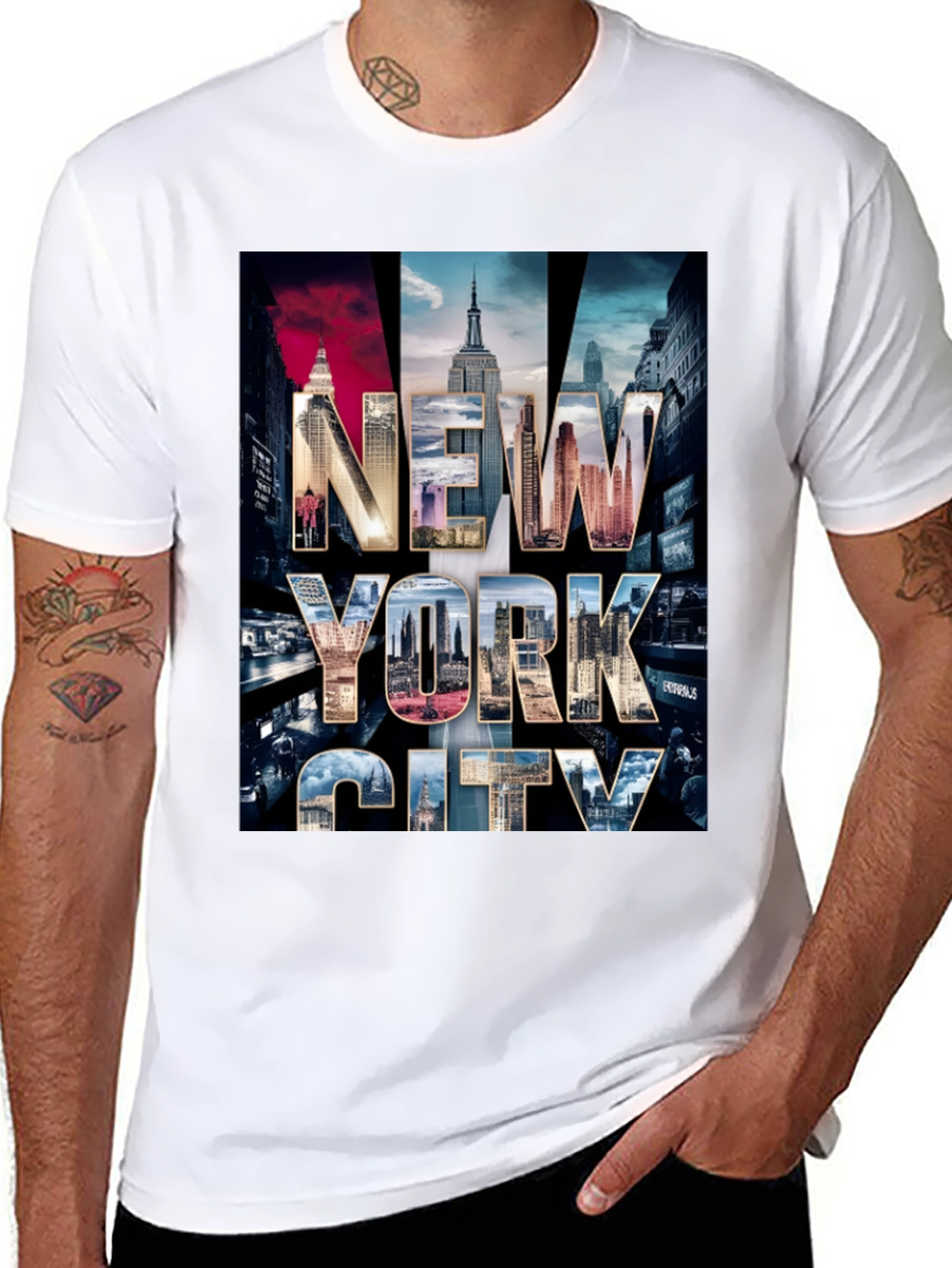 New York City Skyline Graphic Tee
