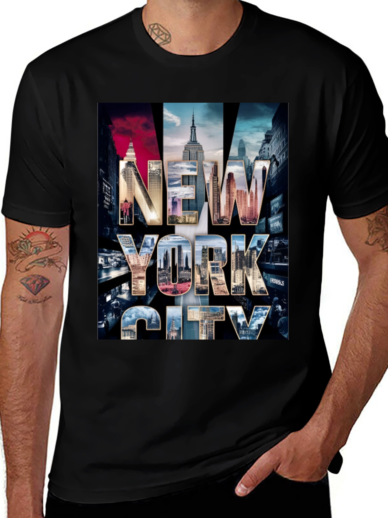 New York City Skyline Graphic Tee