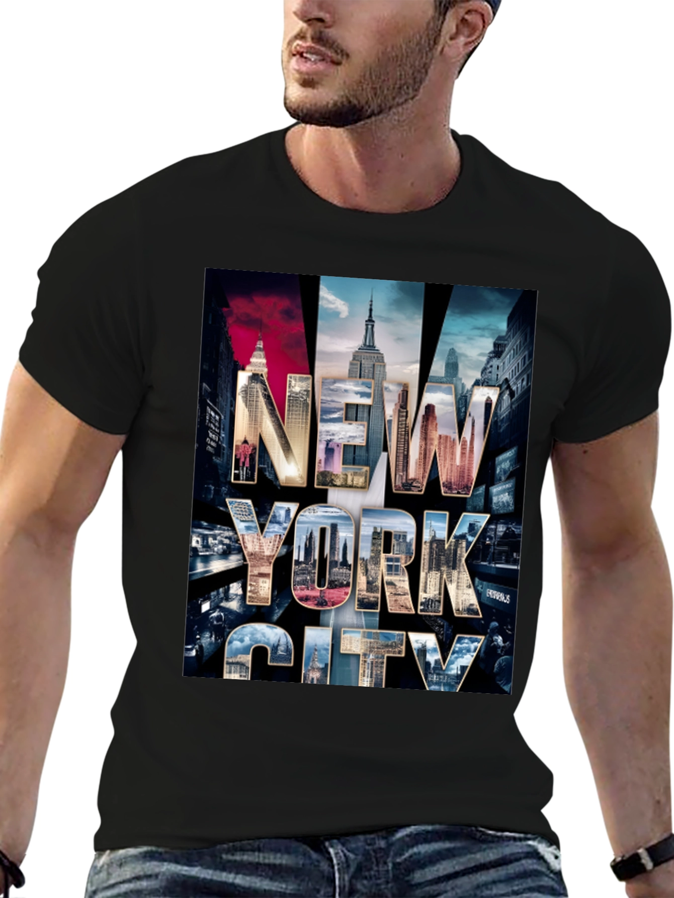 New York City Skyline Graphic Tee