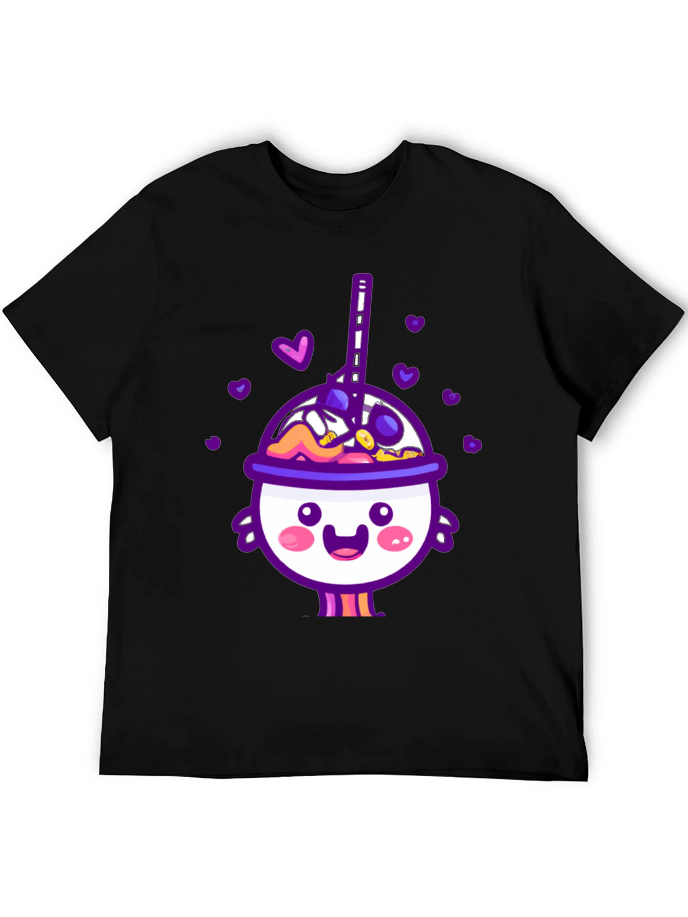 Cute Kawaii Drink Graphic T-Shirt
